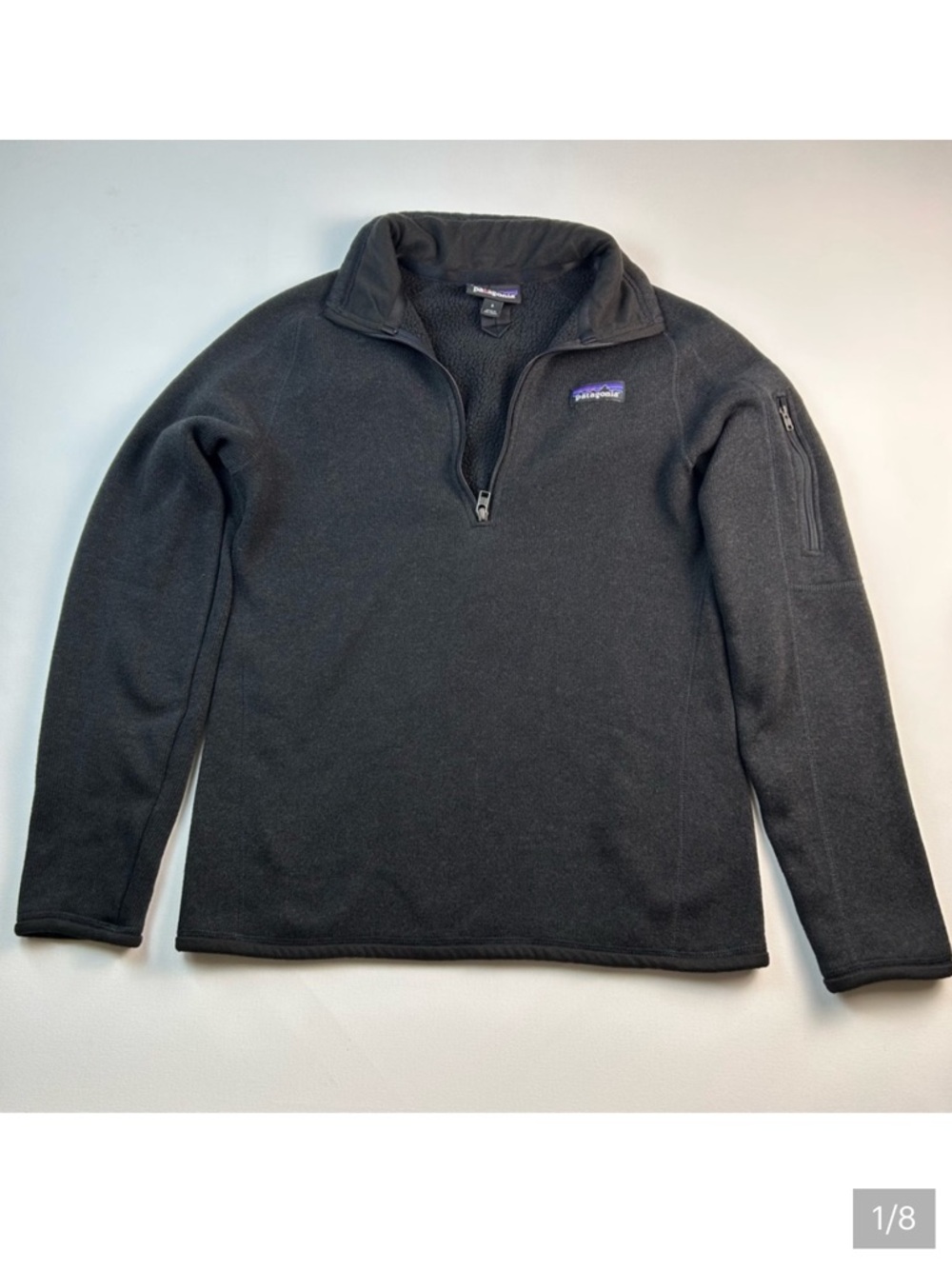 Patagonia Black Half-Zip Fleece Pullover